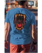 Koszulka unisex napis “Shut up”, dla niego – wybierz kolor!