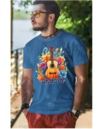 Koszulka unisex "Odlotowa gitara – brzmienie, które unosi", dla niego – wybierz kolor!