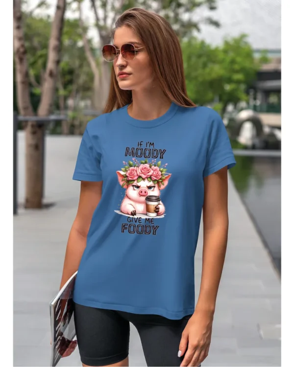Koszulka Gdy mam humorki, daj mi jedzonko - Unisex