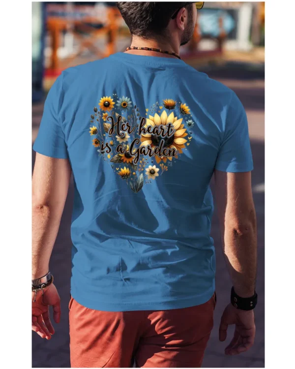 Koszulka Her heart is a garden UNISEX