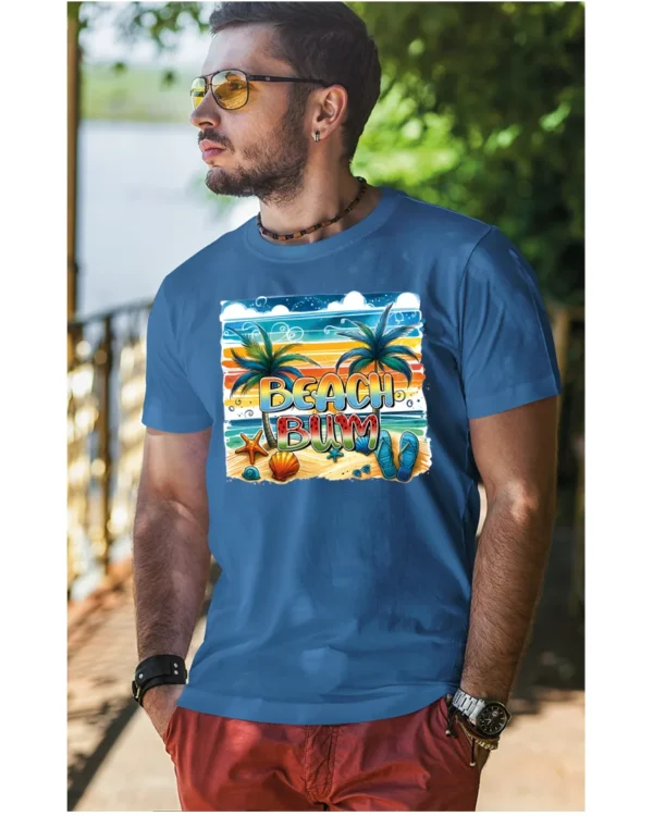Koszulka Plażowy luz <br>idealna na letnie dni - Unisex, dla niego
