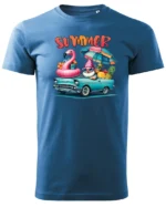 Koszulka Lato pełne radości <br>wyrusz w podróż do przygód - Unisex, dla niego