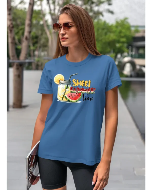 Koszulka Lato pełne słodyczy <br>ciesz się owocowymi orzeźwieniami - Unisex, dla niej