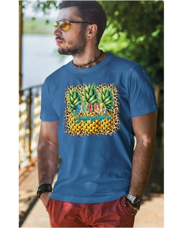 Koszulka Owocowe Lato <br>poczuj tropikalne wibracje - Unisex, dla niego