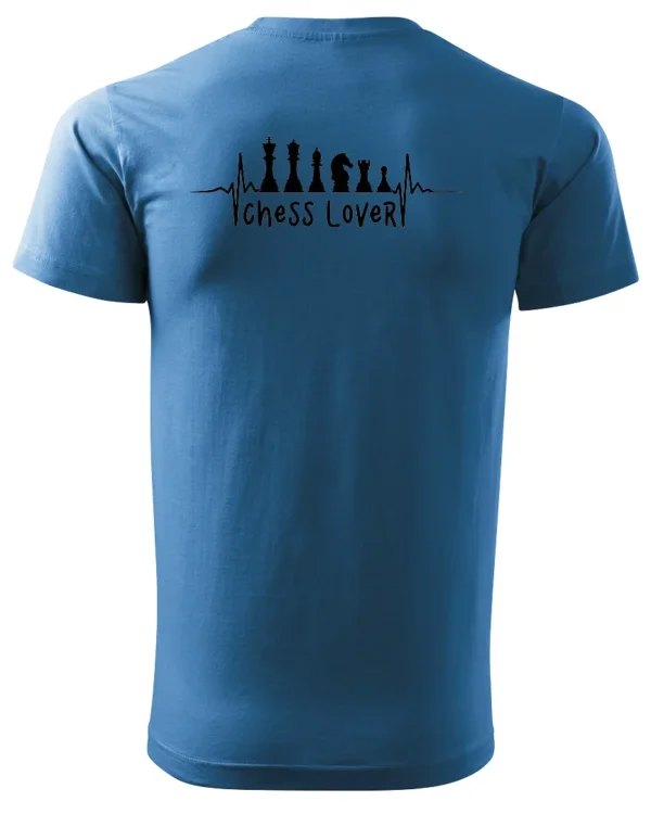 Koszulka Miłośnik szachów <br>bądź królem planszy - Unisex, dla niego
