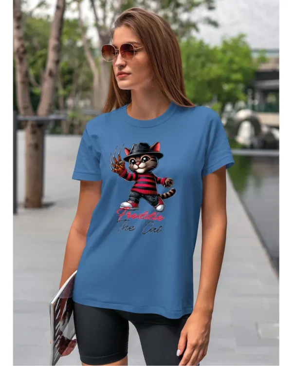 Koszulka Koci horror, Freddie the Cat - Unisex