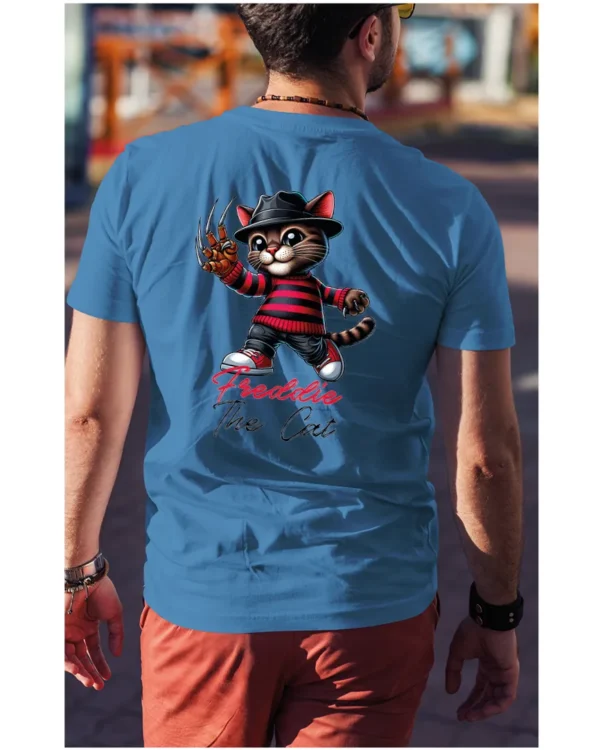 Koszulka Koci horror, Freddie the Cat - Unisex