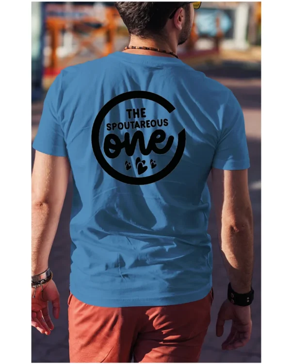 Koszulka wyjątkowy i spontaniczny, „The Spoutareous One” – Unisex