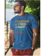 Koszulka Handsome, Smart, Funny wybierz swoje atuty – Unisex