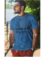 Koszulka Rozwijaj się przez błędy, „Learn from mistakes” – Unisex