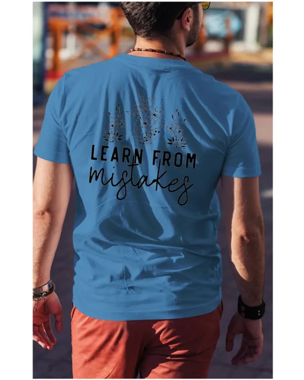 Koszulka Rozwijaj się przez błędy, „Learn from mistakes” – Unisex