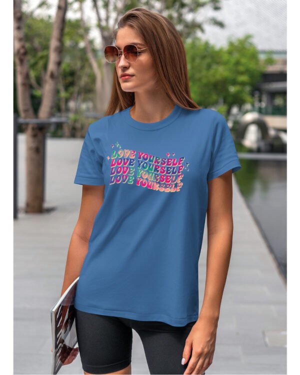 Koszulka Love Yourself, Pokochaj siebie – Unisex