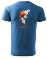 Koszulka Burn in Love <br>Romantyczny płomień - Unisex, dla niego