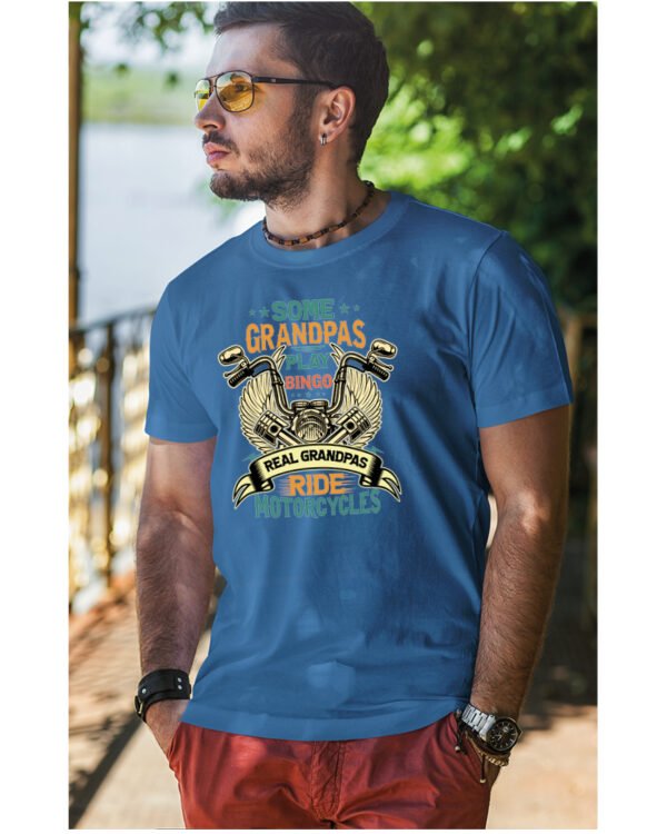 Koszulka Grandpas Who Ride <br>Dziadkowie na pełnym gazie - Unisex, dla niego
