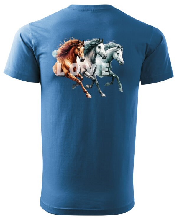 Koszulka Miłość w Galopie <br>Konie i wolność - Unisex, dla niego
