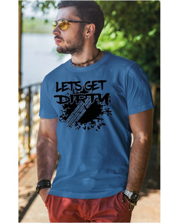 Koszulka Let's get Dirty <br>Off-road i Zabawa - Unisex, dla niego