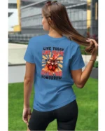 Koszulka Live Today <br>Kurczak na luzie - Unisex, dla niej