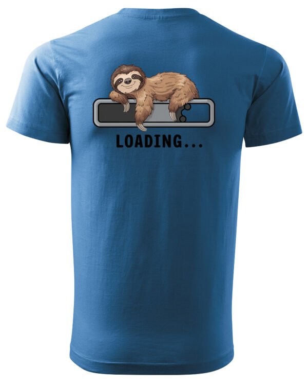 Koszulka Loading Leniwiec <br>Ładowanie energii - Unisex, dla niego