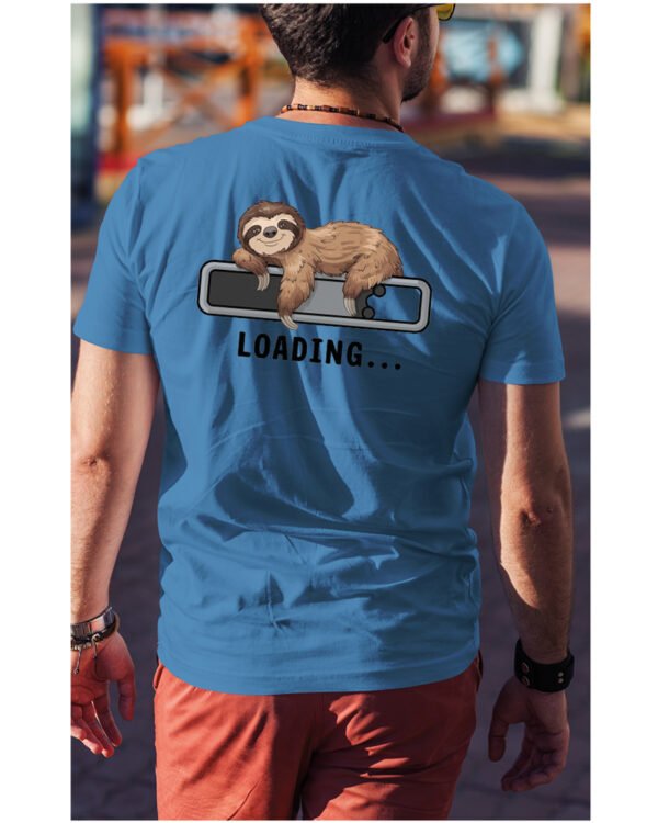 Koszulka Loading Leniwiec <br>Ładowanie energii - Unisex, dla niego