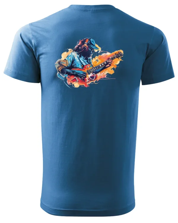 Koszulka Kocham muzykę <br>Pasja do dźwięków - Unisex, dla niego