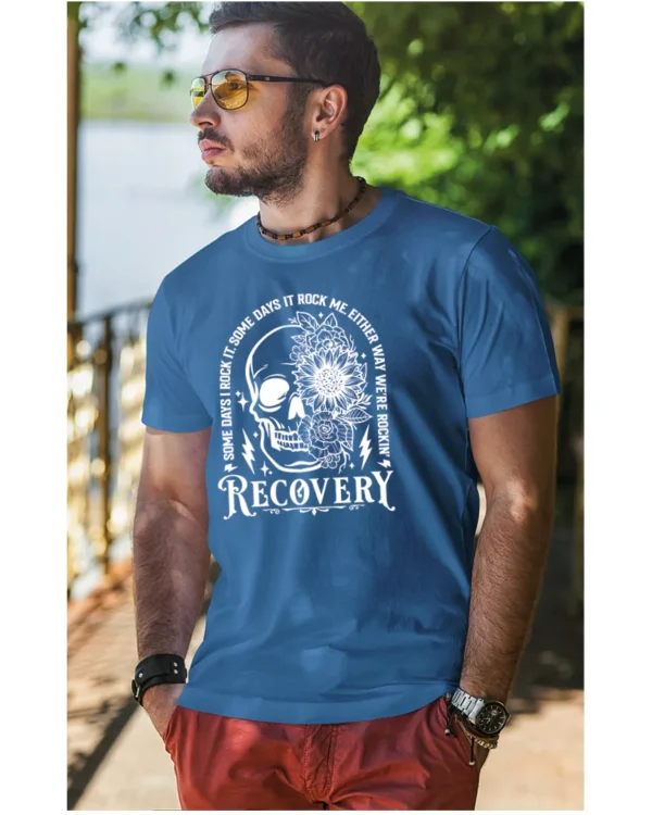 Koszulka Recovery <br>Rock'n'rollowy powrót - Unisex, dla niego, edycja White