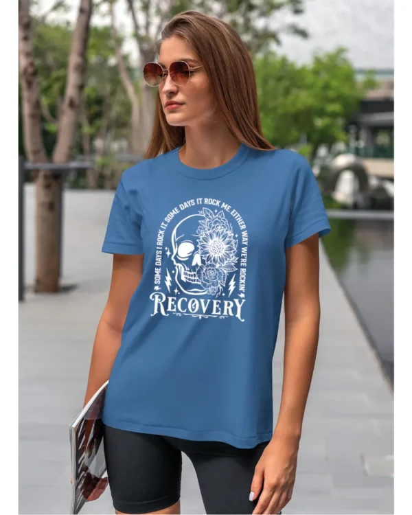 Koszulka Recovery <br>Rock'n'rollowy powrót - Unisex, dla niej, edycja White