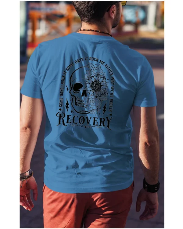 Koszulka Recovery <br>Rock'n'rollowy powrót - Unisex, dla niego, edycja Midnight