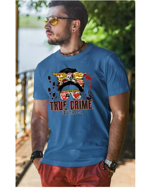 Koszulka True Crime <br>Mroczna fascynacja - Unisex, dla niego