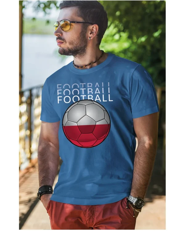 Koszulka Football <br>Miłość do gry - Unisex, dla niego