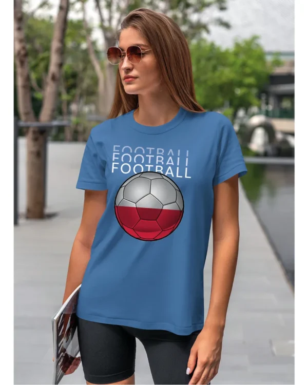 Koszulka Football <br>Miłość do gry - Unisex, dla niej