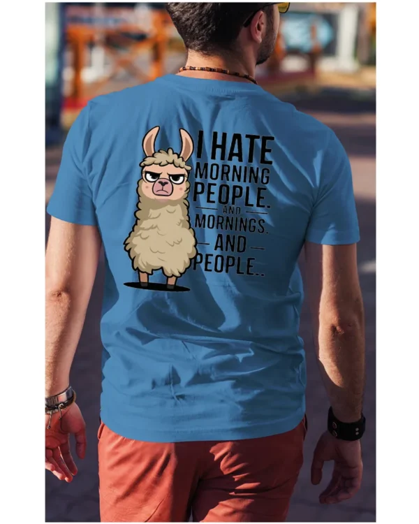Koszulka I Hate Mornings <br>And people - Unisex, dla niego