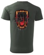 Koszulka unisex napis “Shut up”, dla niej – wybierz kolor!