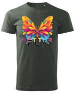 Koszulka unisex motyl “Better fly”, dla niej – wybierz kolor!