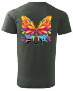 Koszulka unisex motyl “Better fly”, dla niej – wybierz kolor!