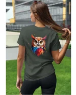 Koszulka unisex "Sowa", dla niej – wybierz kolor!