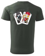 Koszulka unisex napis “God save me from false friends”, dla niej – wybierz kolor!