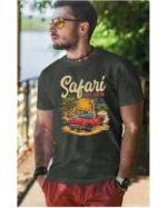 Koszulka unisex "Przygoda w safari", dla niego – wybierz kolor!