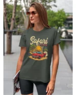 Koszulka unisex "Przygoda w safari", dla niej – wybierz kolor!