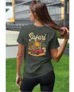 Koszulka unisex "Przygoda w safari", dla niej – wybierz kolor!