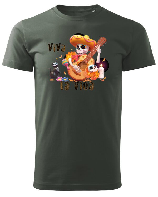 Koszulka unisex "Viva La Vida – celebruj życie", dla niego – wybierz kolor!