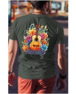 Koszulka unisex "Odlotowa gitara – brzmienie, które unosi", dla niego – wybierz kolor!