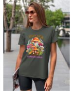 Koszulka unisex "Dzikie serce – dziecko natury", dla niej – wybierz kolor!