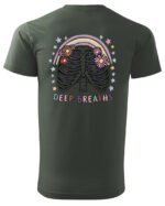 Koszulka unisex "Chwila relaksu – spokój w każdym oddechu", dla niej – wybierz kolor!