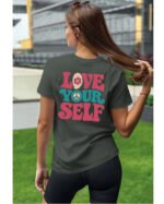 Koszulka Kochaj siebie – pokój i miłość UNISEX