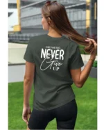 Koszulka Nigdy się nie poddawaj i marz - edycja White UNISEX
