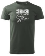 Koszulka Silniejsza niż burza - edycja White UNISEX