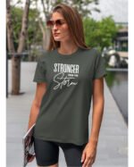 Koszulka Silniejsza niż burza - edycja White UNISEX