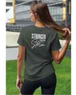 Koszulka Silniejsza niż burza - edycja White UNISEX