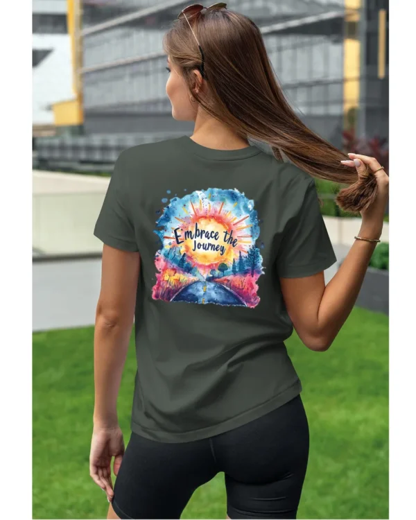 Koszulka Ciesz się podróżą - Unisex
