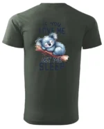 Koszulka Śpiąca koala, "Let me sleep" - Unisex